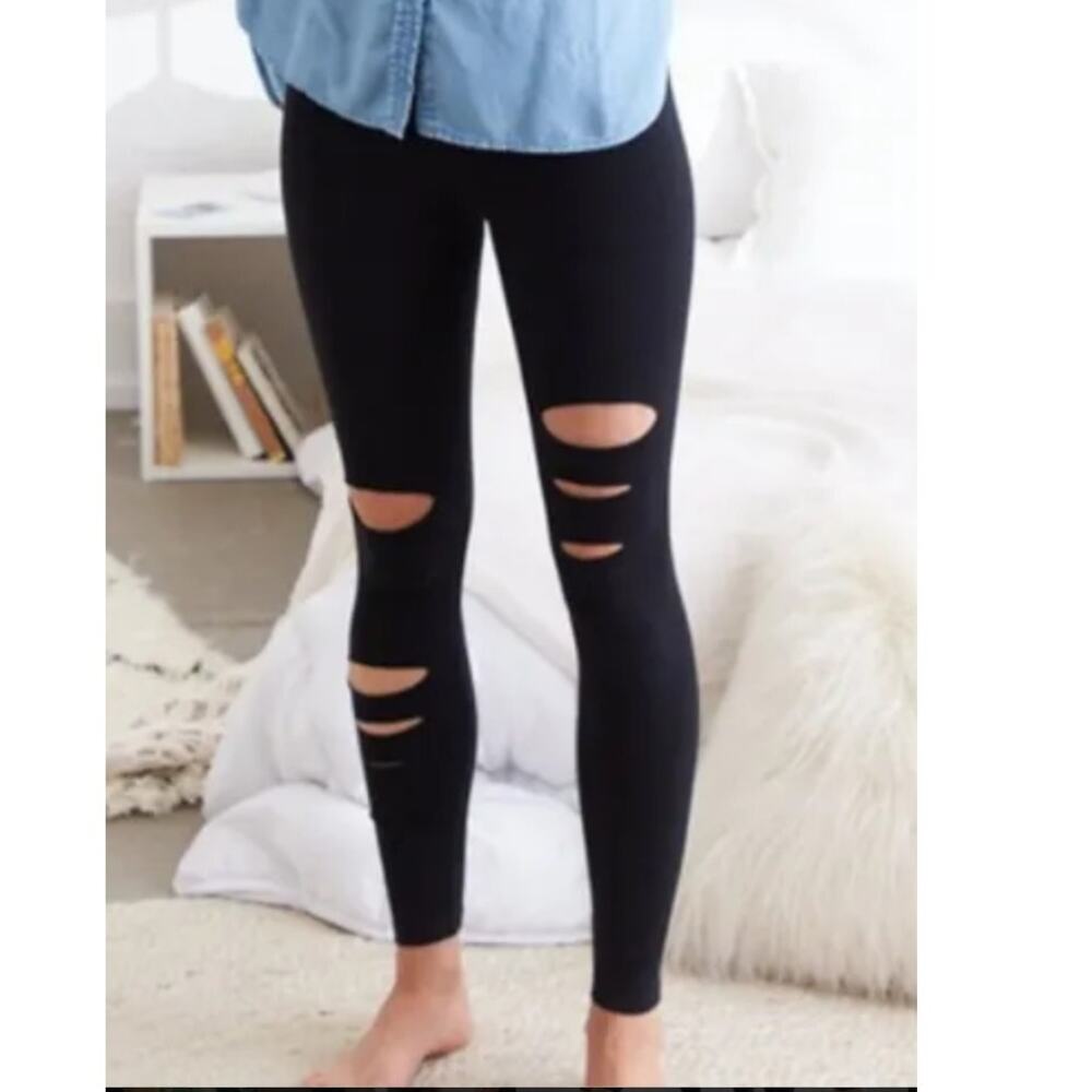 Aerie Chill High Rise Leggings Black Small